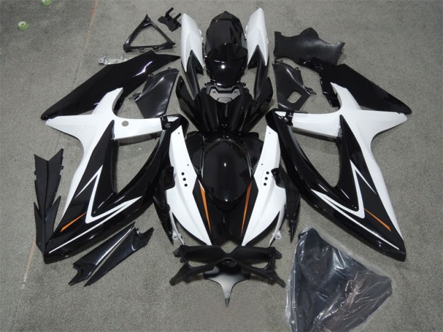 GSXR 600 K8 08-10 - Negro Blanco GSXR 600 K8 08-10 - Negro Blanco
