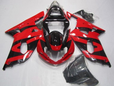 GSXR 750 K1 K2 K3 01-03 - Negro Rojo