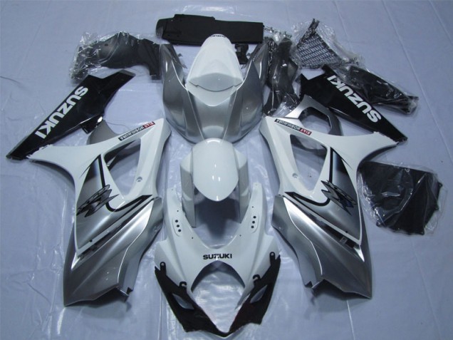 GSXR 1000 K7 07-08 - Blanco Plata Negro GSXR 1000 K7 07-08 - Blanco Plata Negro