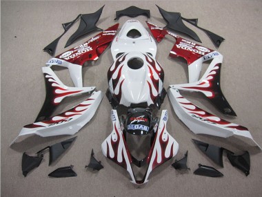 CBR 1000 RR 04-05 - Blanco Rojo Llama Tiburón