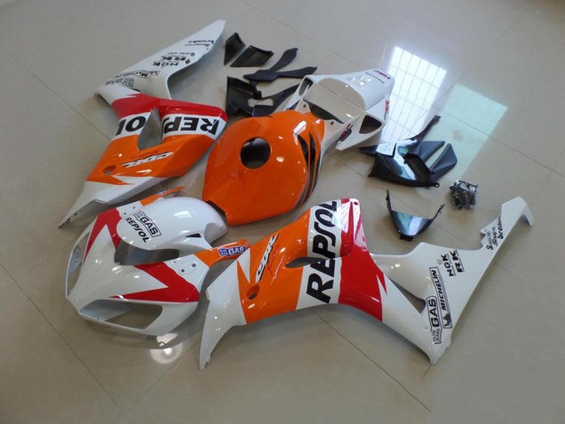 CBR 1000 RR 06-07 - Blanco & Naranja Repsol
