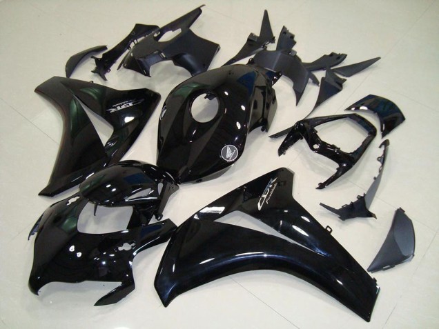 CBR 1000 RR 08-11 - Brillante Negro Chrome Calcomanías