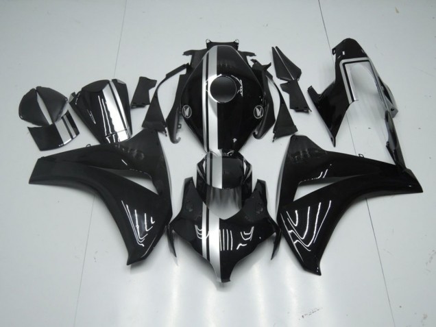 CBR 1000 RR 08-11 - Brillante Negro con Plata Raya