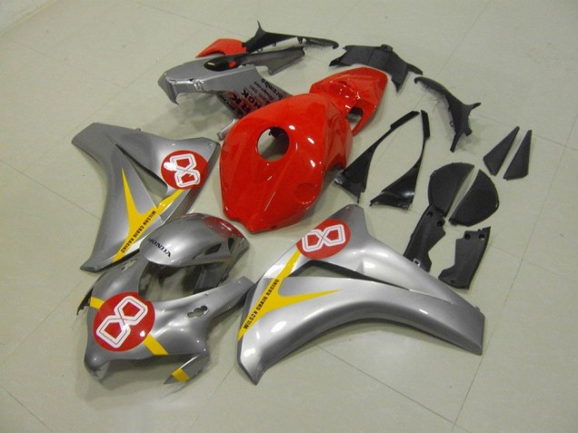 CBR 1000 RR 08-11 - Plata Rojo 8 CBR 1000 RR 08-11 - Plata Rojo 8