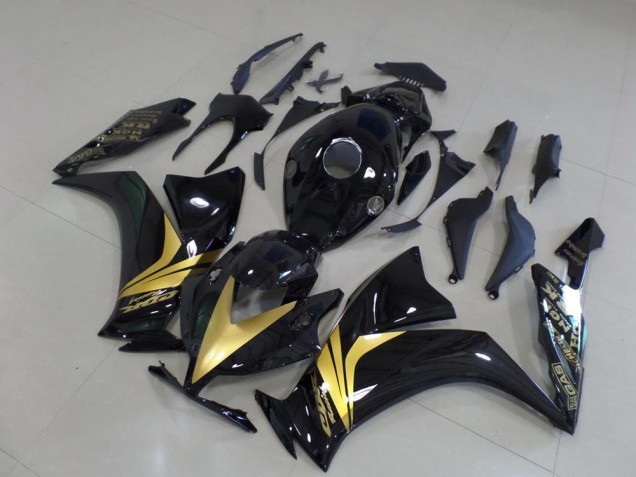 CBR 1000 RR 12-16 - Brillante Negro Oro Pegatinas CBR 1000 RR 12-16 - Brillante Negro Oro Pegatinas