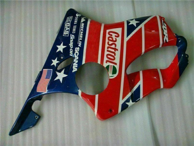 CBR 600 F4i 01-03 - Rojo Blanco Azul Castrol Cycle World