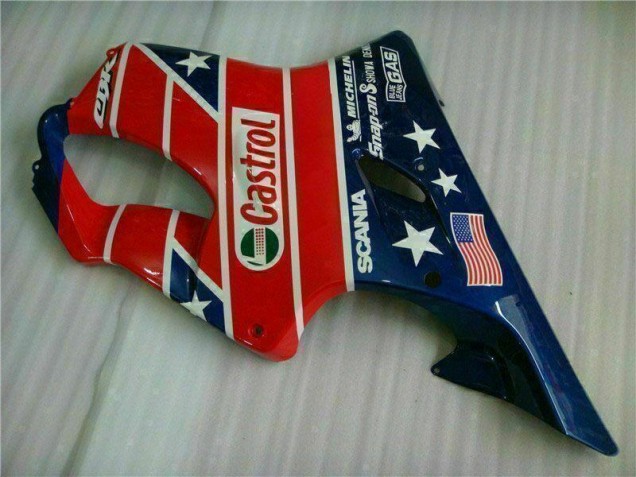 CBR 600 F4i 01-03 - Rojo Blanco Azul Castrol Cycle World