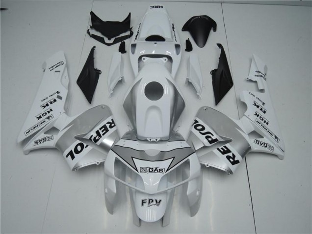 CBR 600 RR 05-06 - Blanco Plata Negro Repsol