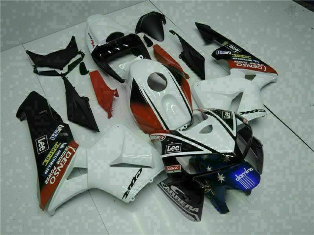 CBR 600 RR 05-06 - Blanco Rojo Negro Lee CBR 600 RR 05-06 - Blanco Rojo Negro Lee