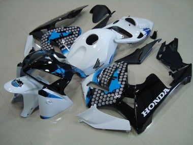 CBR 600 RR 05-06 - Negro Mate con Rojo Pegatinas