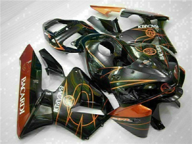 CBR 600 RR 05-06 - Negro Naranja BACARDI