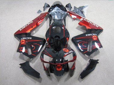 CBR 600 RR 05-06 - Negro Rojo BACARDI