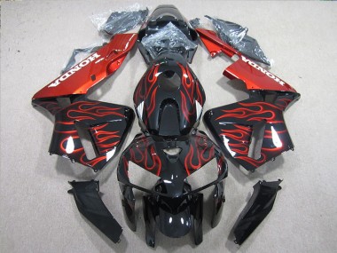 CBR 600 RR 05-06 - Negro Rojo Llama