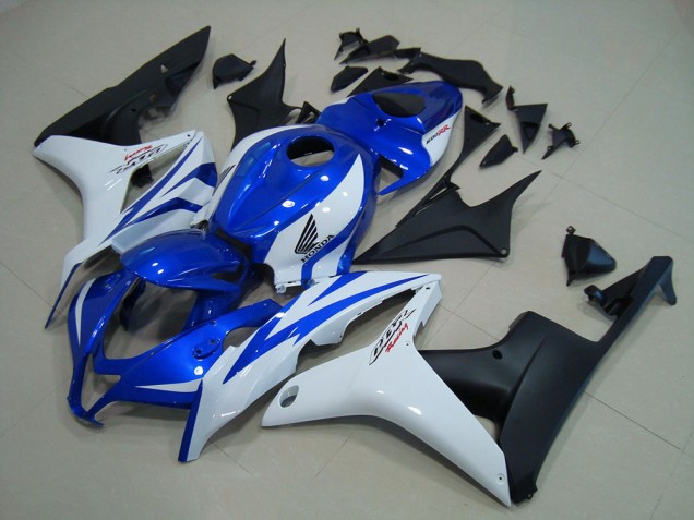 CBR 600 RR 07-08 - Azul Blanco Negro Mate