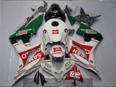 CBR 600 RR 07-08 - Blanco Rojo Verde San Carlo Castrol