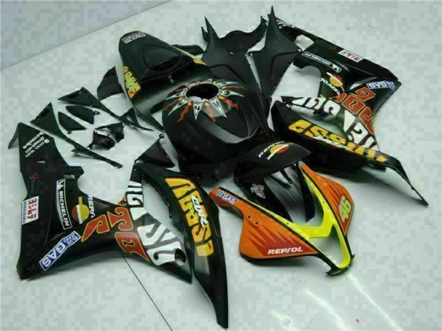 CBR 600 RR 07-08 - Negro Amarillo Repsol 46 CBR 600 RR 07-08 - Negro Amarillo Repsol 46