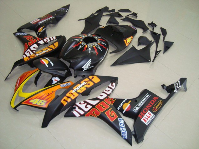 CBR 600 RR 07-08 - Negro Mate Rossi