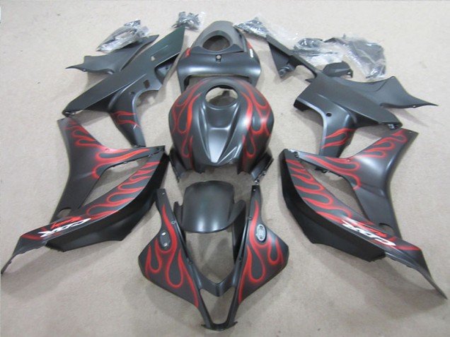 CBR 600 RR 07-08 - Negro con Rojo Llama