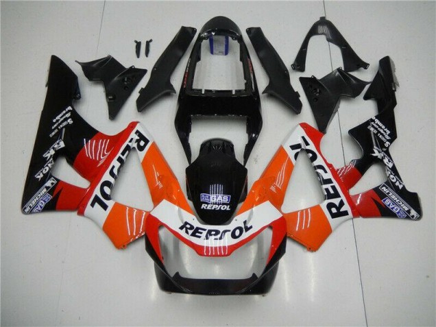CBR 900 RR 929RR 00-01 - Naranja Rojo Negro Repsol CBR 900 RR 929RR 00-01 - Naranja Rojo Negro Repsol