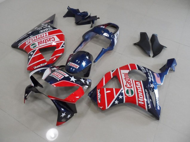 CBR 900 RR 954 02-03 - Azul Rojo Cycle World Castrol