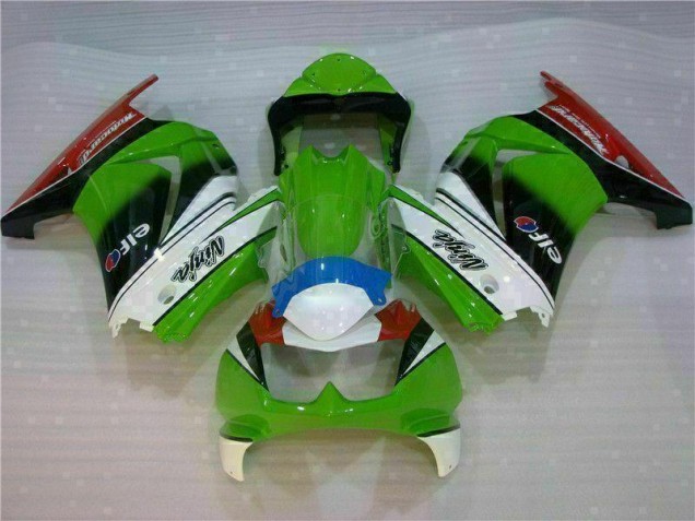 EX250 08-12 - Blanco Verde Negro Ninja