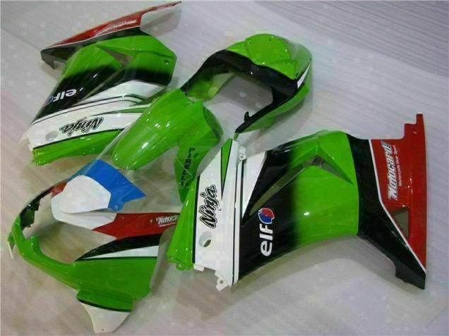 EX250 08-12 - Blanco Verde Negro Ninja
