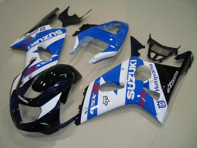 GSXR 1000 K1 00-02 - Negro Azul Blanco GSXR 1000 K1 00-02 - Negro Azul Blanco