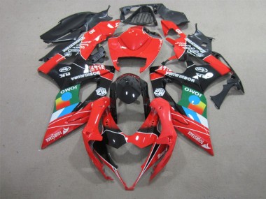 GSXR 1000 K5 05-06 - Negro Rojo Verde