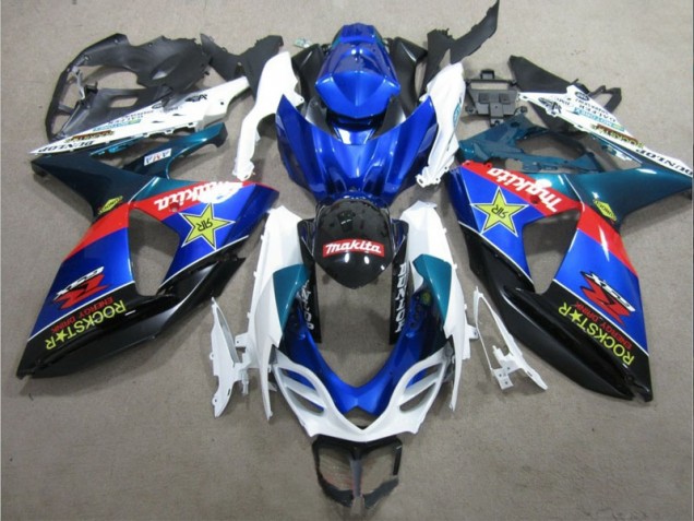 GSXR 1000 K9 09-16 - Azul Blanco Rockstar