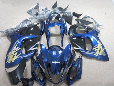 GSXR 1300 Hayabusa 08-19 - Azul Blanco Oro Calcomanía