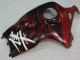 GSXR 1300 Hayabusa 96-07 - Negro Rojo Llama