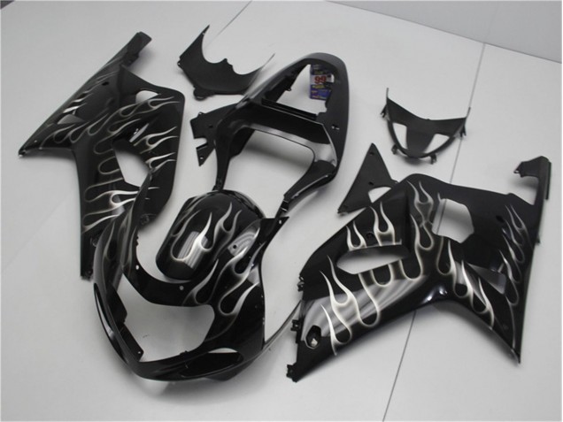 GSXR 600 / 750 K1 K2 K3 01-03 - Negro Blanco Llama GSXR 600 / 750 K1 K2 K3 01-03 - Negro Blanco Llama
