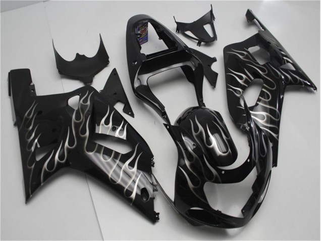 GSXR 600 / 750 K1 K2 K3 01-03 - Negro Blanco Llama GSXR 600 / 750 K1 K2 K3 01-03 - Negro Blanco Llama