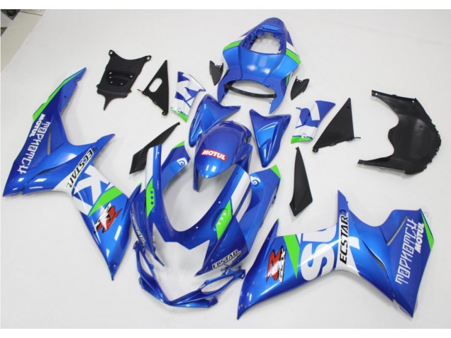 GSXR 600 / 750 K11 11-21 - Azul Blanco Verde GSXR 600 / 750 K11 11-21 - Azul Blanco Verde