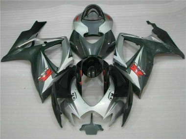 GSXR 600 / 750 K6 06-07 - Plata Negro
