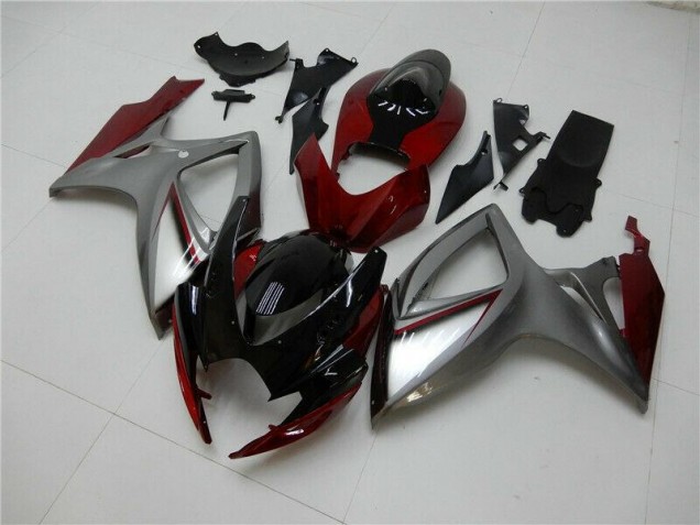 GSXR 600 / 750 K6 06-07 - Rojo Plata