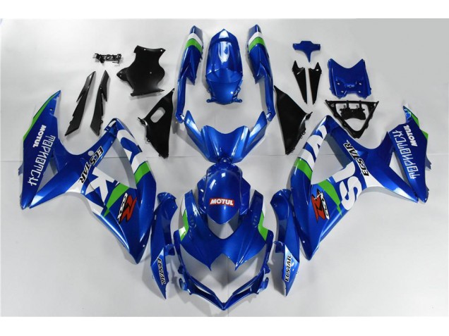 GSXR 600 / 750 K8 08-10 - Azul Blanco Verde GSXR 600 / 750 K8 08-10 - Azul Blanco Verde