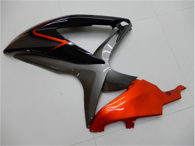 GSXR 600 / 750 K8 08-10 - Negro Naranja Gris GSXR 600 / 750 K8 08-10 - Negro Naranja Gris
