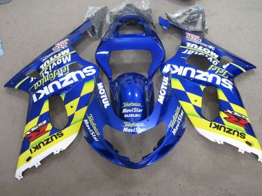 GSXR 600 K1 K2 K3 01-03 - Azul Amarillo Telefumia Movistar