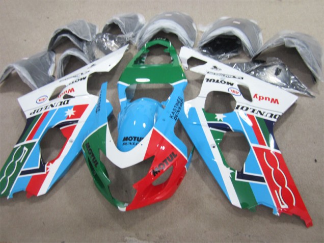 GSXR 600 K1 K2 K3 01-03 - Azul Verde Blanco Motul GSXR 600 K1 K2 K3 01-03 - Azul Verde Blanco Motul