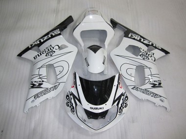 GSXR 600 K1 K2 K3 01-03 - Blanco Negro Corona Extra