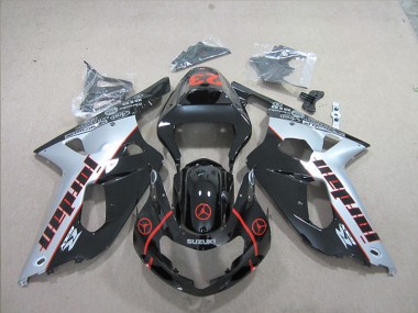 GSXR 600 K1 K2 K3 01-03 - Negro Rojo 23