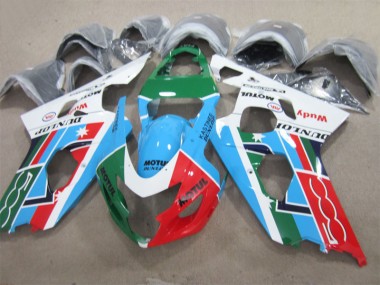 GSXR 600 K4 04-05 - Azul Verde Rojo Motul