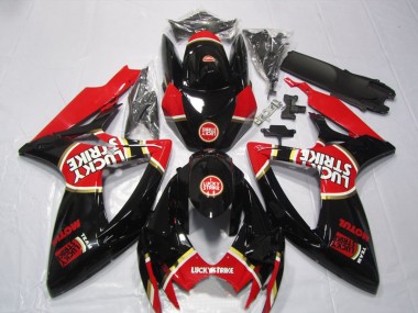 GSXR 600 K6 06-07 - Negro Rojo Lucky Strike Motul