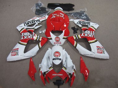 GSXR 600 K6 06-07 - Rojo Blanco Lucky Strike Motul