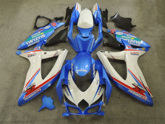GSXR 600 K8 08-10 - Azul Blanco con Calcomanías