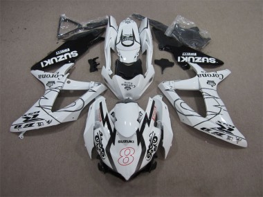 GSXR 600 K8 08-10 - Blanco Negro Corona Extra Motul 8