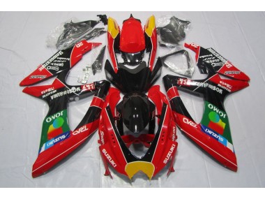 GSXR 600 K8 08-10 - Rojo Negro Jomo