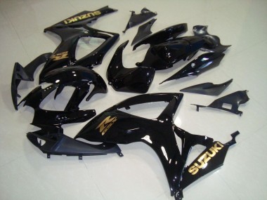 GSXR 750 K6 06-07 - Negro Oro Calcomanías