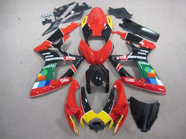 GSXR 750 K6 06-07 - Rojo Negro Verde